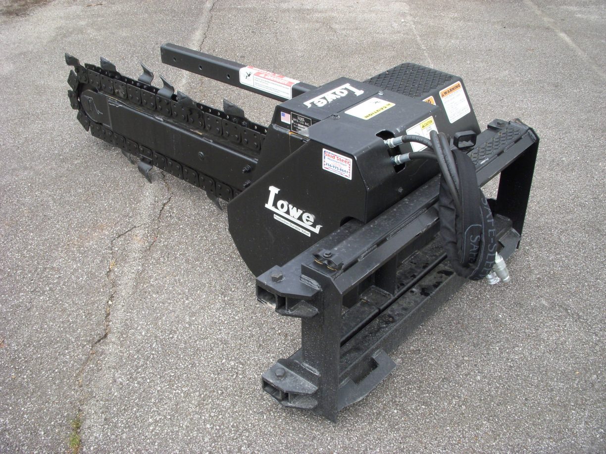 Lowe Xr-21 48″ X 6″ Trencher With Single Standard Dirt Chain Fits Skid 