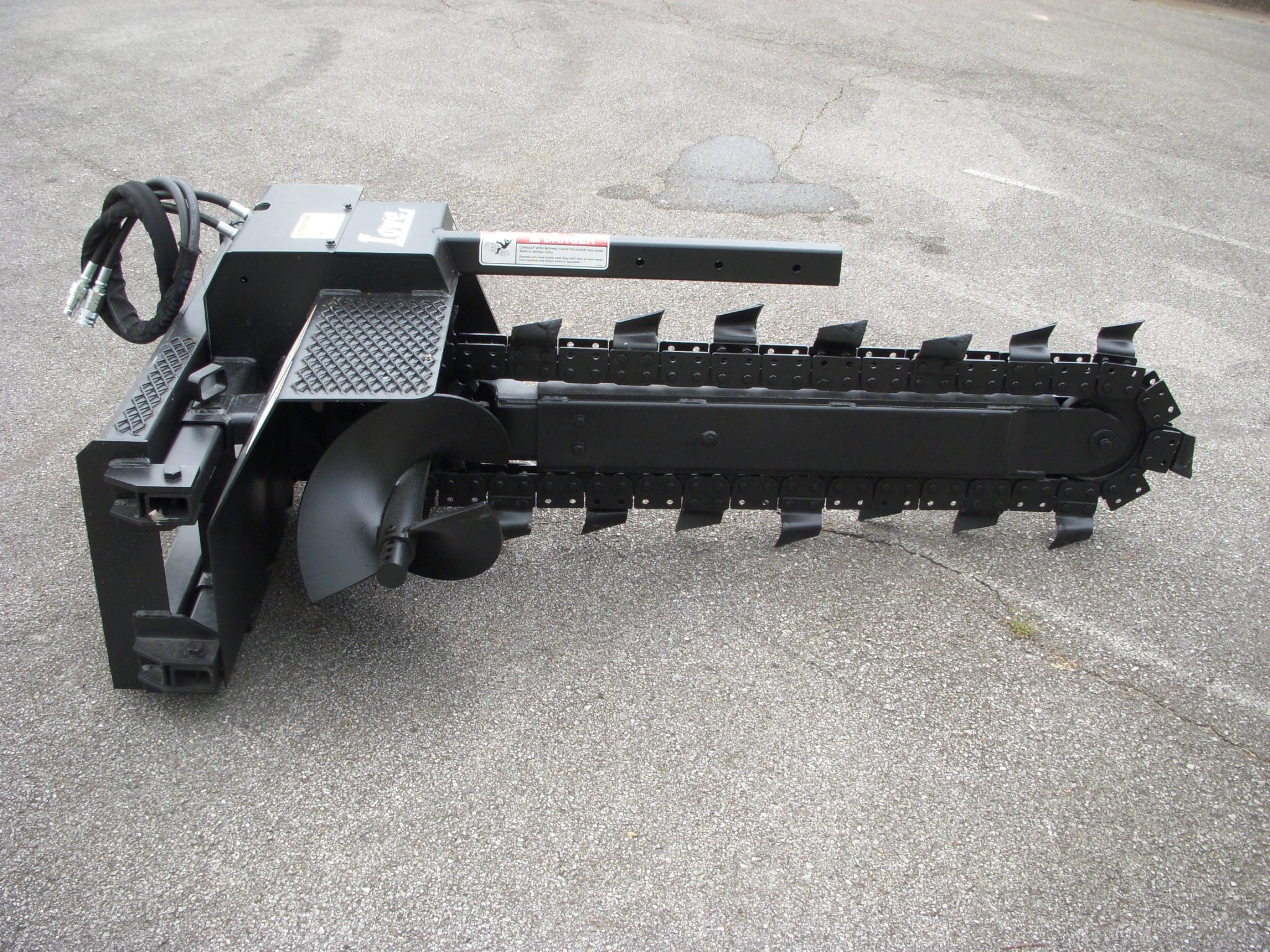 Lowe XR-21 48″ x 6″ Trencher with Single Standard Dirt Chain Fits Skid ...