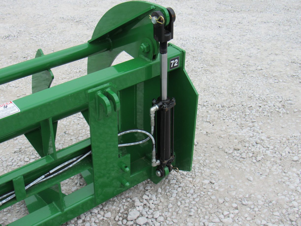 72″ Root Rake Clam Grapple Attachment Fits John Deere Tractor Loader ...