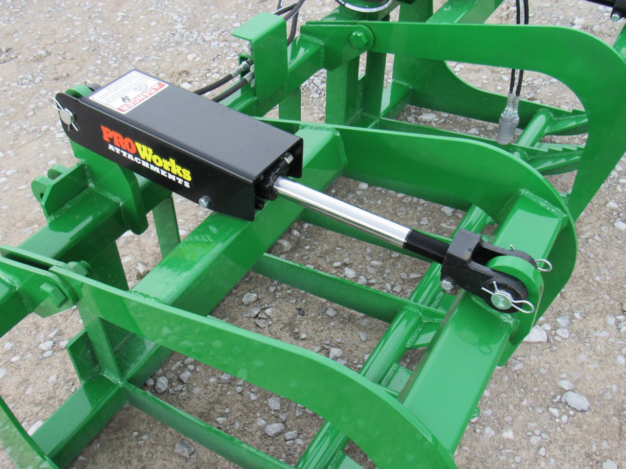 66″ Dual Cylinder Root Bucket Grapple Attachment Fits John Deere Loader ...