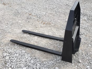 PRO Works 2200 lb Pallet Forks with Mini Skid Steer Frame