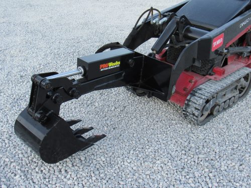 Backhoe Attachment With 12″ Bucket Fits Mini Skid Steer – Skid Steer ...