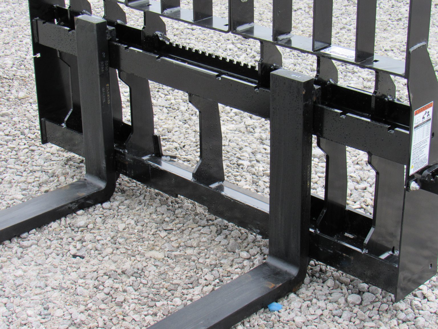 Severe Duty 54″ Wide Rail Pallet Fork Frame with 60″ 5,500 Pound Pallet ...