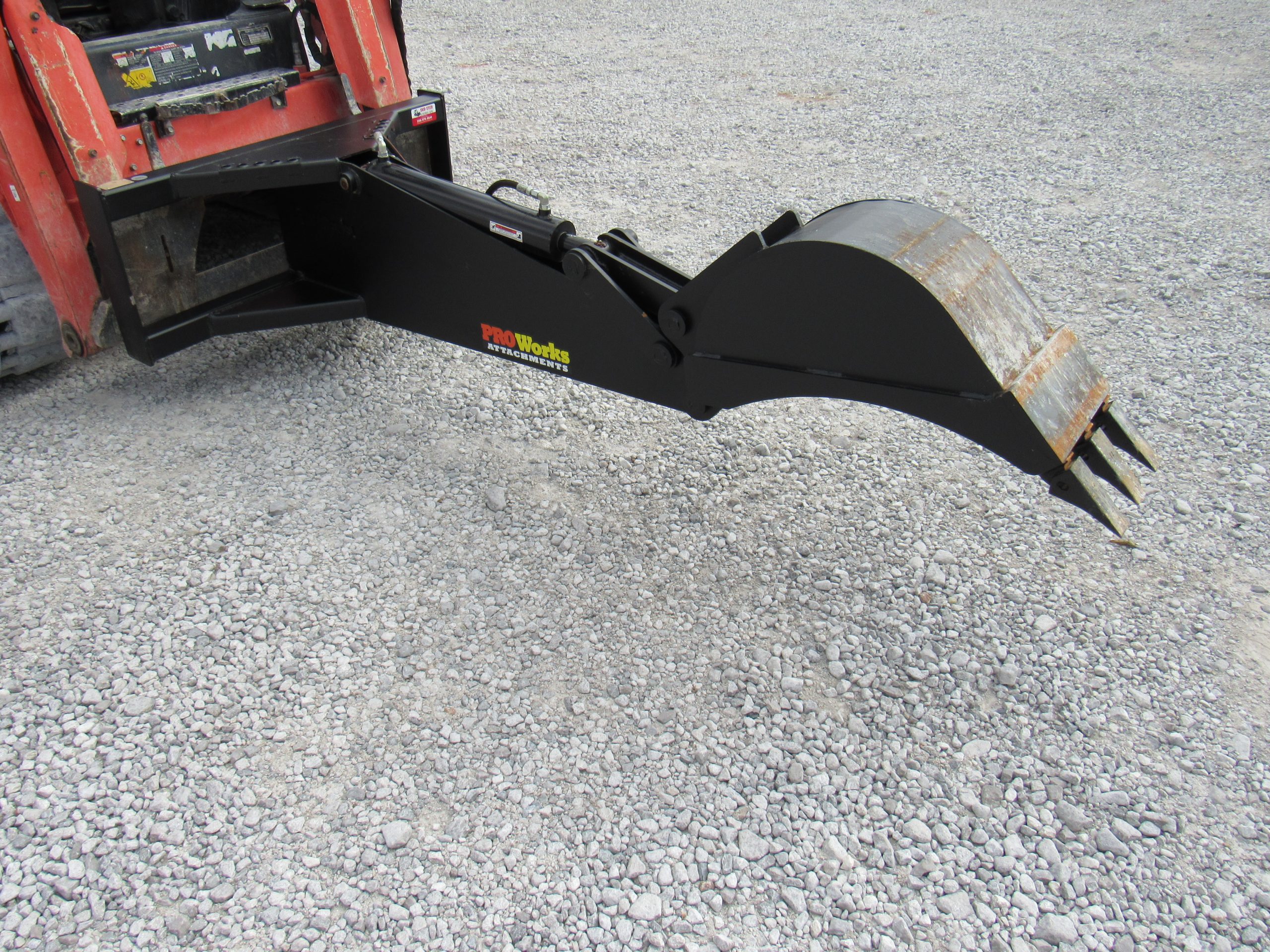 Backhoe Attachment with 12 Bucket Fits Mini Skid Steer