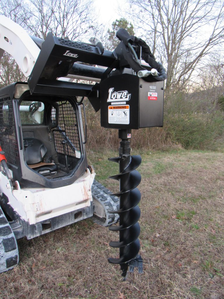 Lowe 1650 Classic Hex Auger Drive with 12″ Wide Bit Fits Skid Steer ...