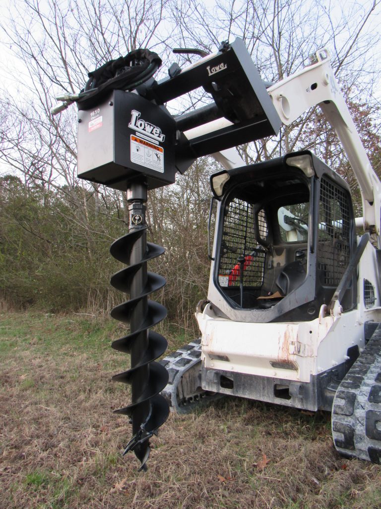 Lowe 1650 Classic Hex Auger Drive with 18″ Wide Bit Fits Skid Steer ...