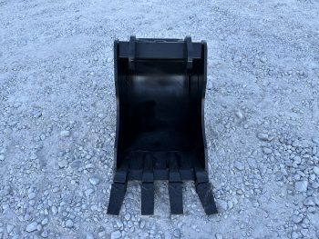 PRO Works EX93 16" Mini Excavator Bucket with Teeth for 6-10,000lb Bobcat X-Change Mini Excavator EX93016