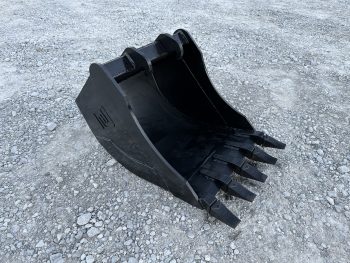 PRO Works EX94 24" Mini Excavator Bucket with Teeth for 10-14,000lb Bobcat X-Change Mini Excavator EX94024