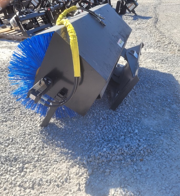 72” Sweeper Broom for Skid Steer Quick Connect – Skid Steer